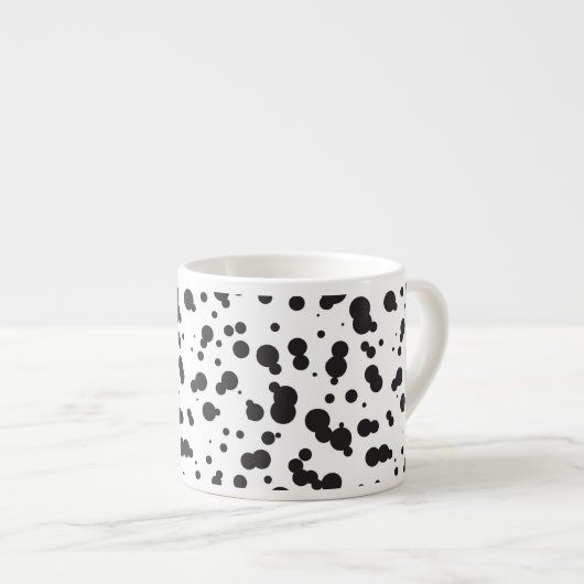 Dalmatiner Punkte Muster Espressotasse (Vorderseite Rechts)