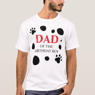 Dalmatiner Punkte PAPI des Geburtstagskindes T-Shirt