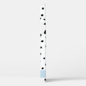 Dalmatiner Punkte, Punkte, schwarz und weiß, Ihr N Case-Mate iPhone Hülle (Rückseite / Rechts)