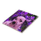Dalmatiner Puppy Dog Art Fliese (Seite)