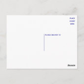 Dalmatiner Puppy Dog Hallo, Danke, Liebe, Entschul Postkarte (Rückseite)