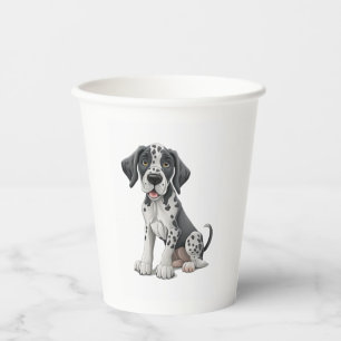 Dalmatiner Puppy Dog Premium Scoop Pappbecher