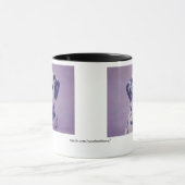Dalmatiner Puppy Face Tasse (Zentrum)