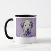 Dalmatiner Puppy Face Tasse (Links)