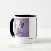 Dalmatiner Puppy Face Tasse (Vorderseite Links)