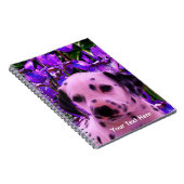 Dalmatiner Puppy Fantasy Dog Art Notebook Notizblock (Rechte Seite)