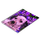 Dalmatiner Puppy Fantasy Dog Art Notebook Notizblock (Linke Seite)