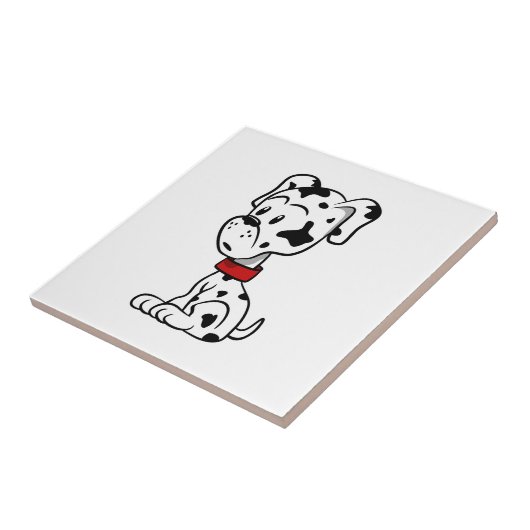 Dalmatiner Puppy Fliese (Seite)