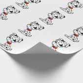 Dalmatiner Puppy Geschenkpapier (Ecke)