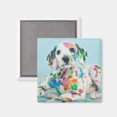 Dalmatiner Puppy Magnet (Vorderseite/Rückseite)