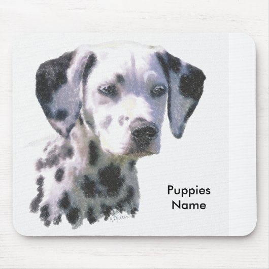 Dalmatiner Puppy Mousepad (Vorne)