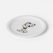 Dalmatiner Puppy Pappteller (Schrägansicht)
