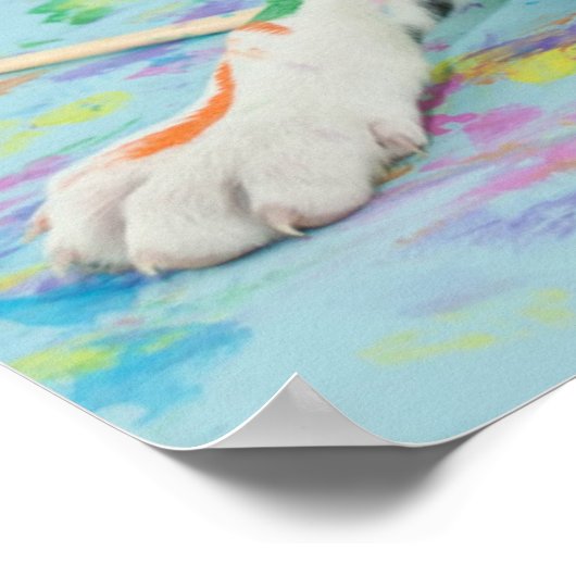 Dalmatiner Puppy Poster (Ecke)