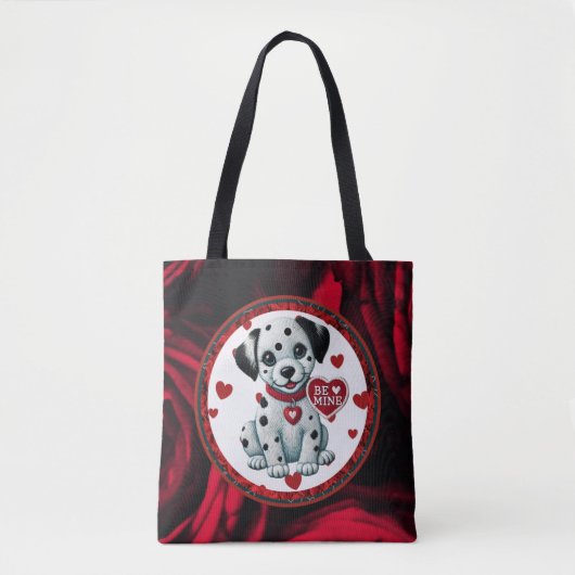 Dalmatiner Puppy Shoulter Tote Bag - Seien Sie mei Tasche (Vorderseite)