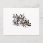 Dalmatiner-Pups Postkarte (Vorderseite)