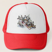 Dalmatiner-Pups Truckerkappe (Vorderseite)