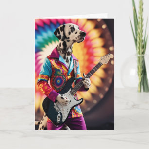Dalmatiner Rock Star Card Karte