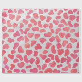 Dalmatiner Rosa und Weiß Geschenkpapier (Flach)