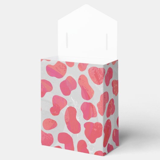 Dalmatiner Rosa und Weiß Geschenkschachtel (Geöffnet)