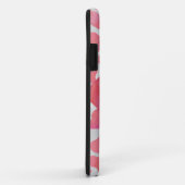 Dalmatiner Rosa und Weiß mit Monogramm Case-Mate iPhone Hülle (Hinten/Rechts)