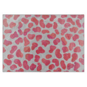 Dalmatiner Rosa und Weiß Schneidebrett (Vorderseite)
