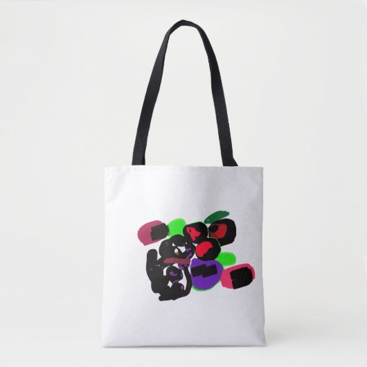 Dalmatiner Rosen stylen  Tasche (Vorderseite)