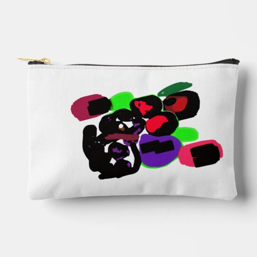 Dalmatiner Rosen stylen Zubehörtasche (Vorderseite)