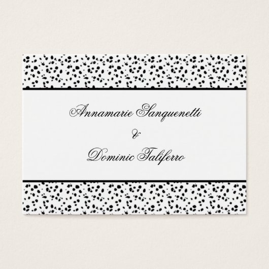 Dalmatiner Save the Date drucken (Vorderseite)