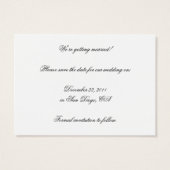 Dalmatiner Save the Date drucken (Rückseite)