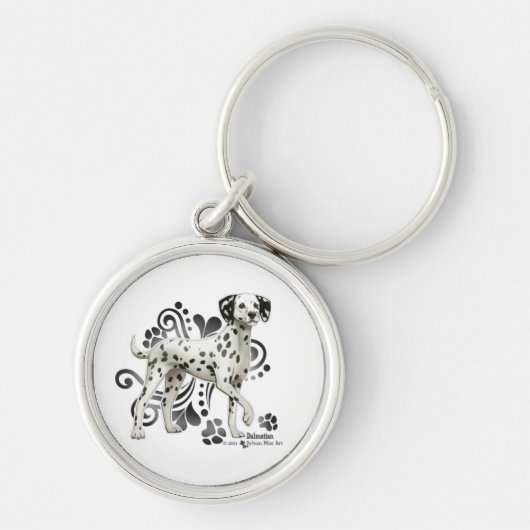Dalmatiner Schlüsselanhänger (Vorne)