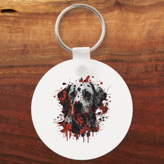 Dalmatiner Schlüsselanhänger (Vorderseite)
