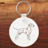 Dalmatiner Schlüsselanhänger (Vorderseite)