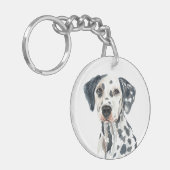 Dalmatiner Schlüsselanhänger (Vorderseite links)