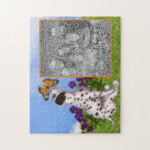 Dalmatiner Schmetterlingsbilder hinzufügen Foto hi Puzzle (Vertikal)