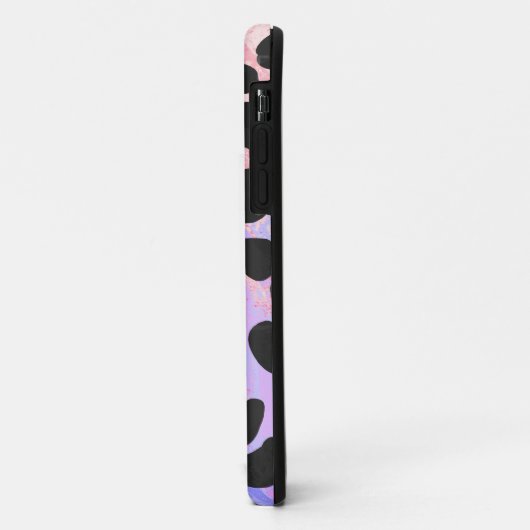 Dalmatiner Schwarz/Rosa Case-Mate iPhone Hülle (Hinten/Links)