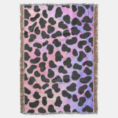 Dalmatiner Schwarz/Rosa Decke (Vorderseite Vertikal)