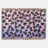 Dalmatiner Schwarz/Rosa Decke (Vorderseite)