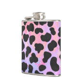 Dalmatiner Schwarz/Rosa Flachmann (Links)