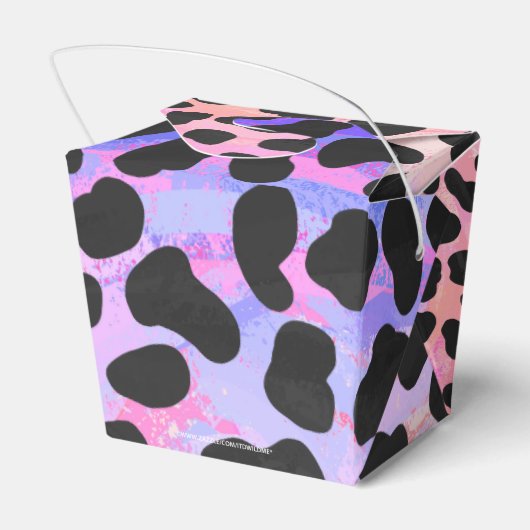 Dalmatiner Schwarz/Rosa Geschenkschachtel (Rückseite)