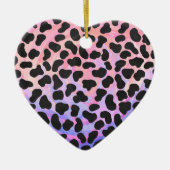 Dalmatiner Schwarz/Rosa Keramikornament (Vorne)