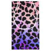 Dalmatiner Schwarz/Rosa Kleine Geschenktüte (Rückseite)