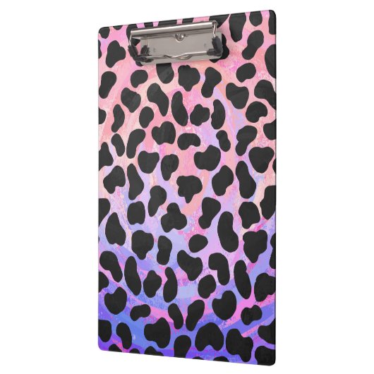 Dalmatiner Schwarz/Rosa Klemmbrett (Links)