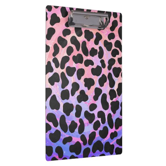 Dalmatiner Schwarz/Rosa Klemmbrett (Rechts)