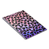 Dalmatiner Schwarz/Rosa Notizblock (Rechte Seite)