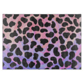 Dalmatiner Schwarz/Rosa Schneidebrett (Vorderseite)