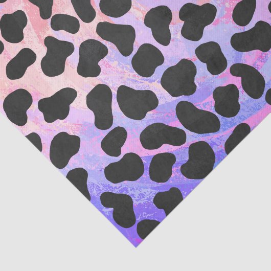 Dalmatiner Schwarz/Rosa Seidenpapier (Ausschnitt)
