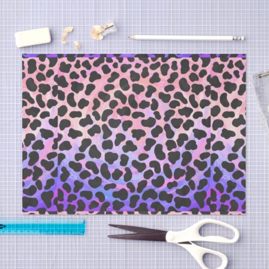 Dalmatiner Schwarz/Rosa Seidenpapier (Handwerk)