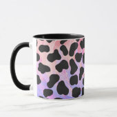Dalmatiner Schwarz/Rosa Tasse (Links)