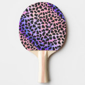 Dalmatiner Schwarz/Rosa Tischtennis Schläger (Vorderseite)