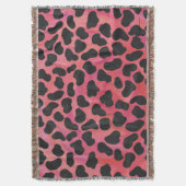 Dalmatiner Schwarz/Rot Decke (Vorderseite Vertikal)